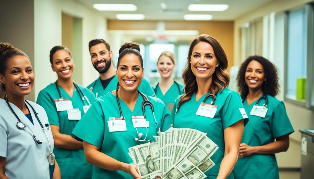 aide financière pour le secteur de la santé